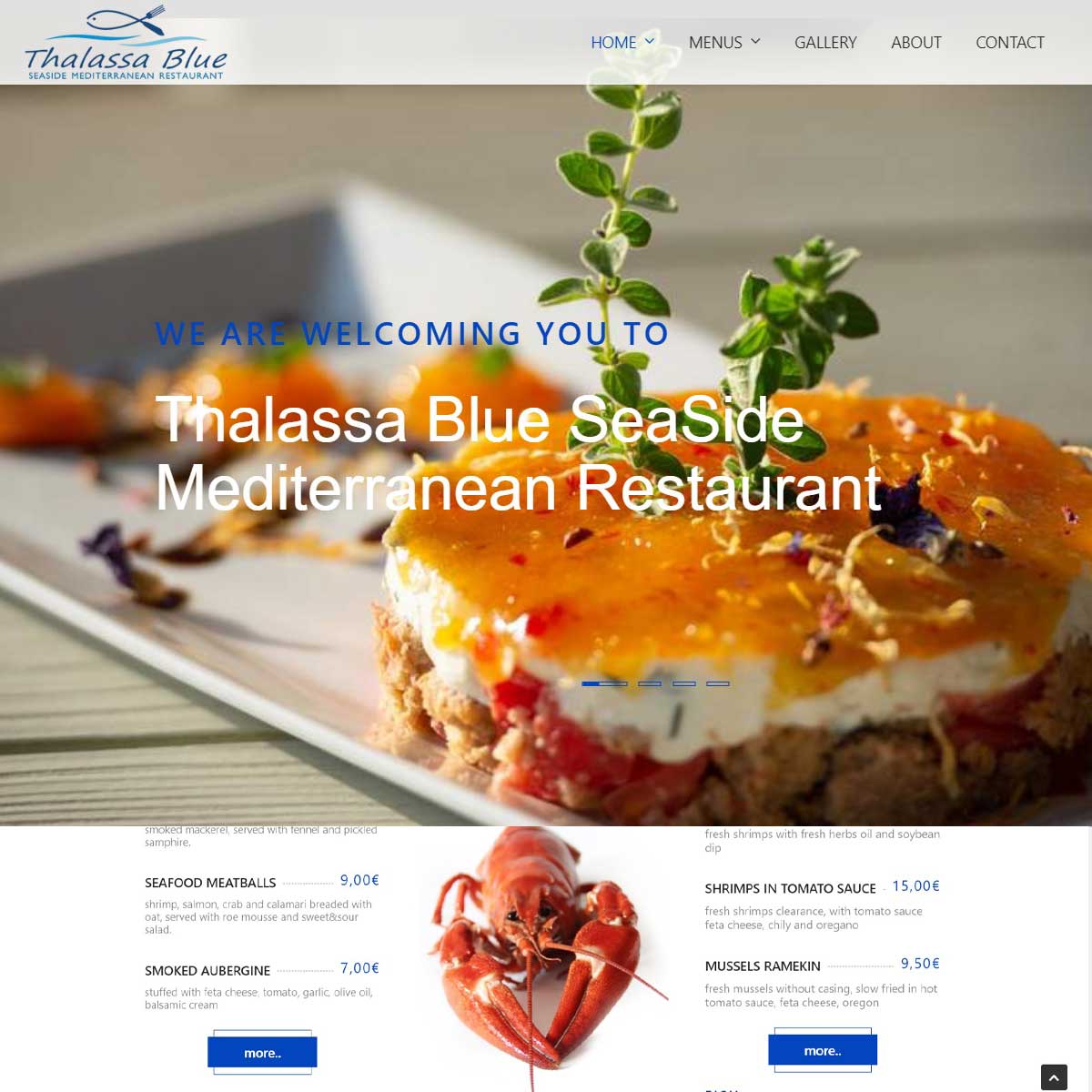 Thalassa Blue SeaSide Mediterranean